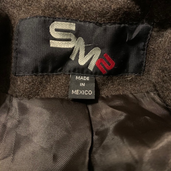 Brown 100% wool peacoat 🔸 - Picture 3 of 5